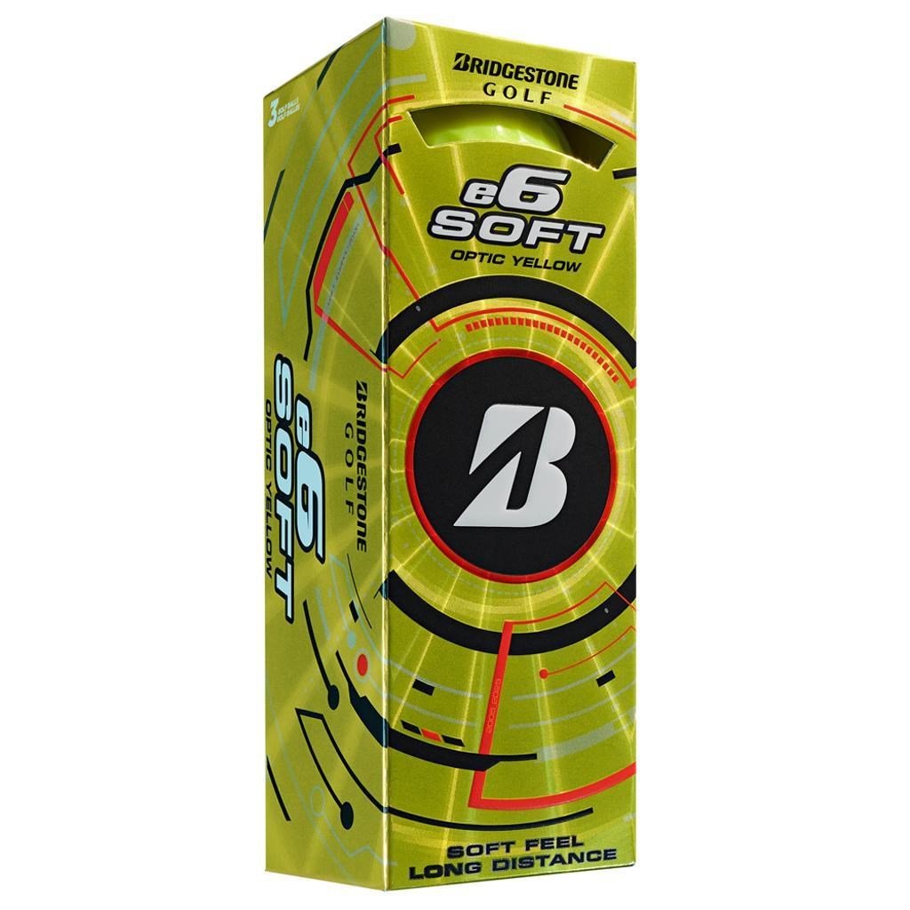 Bridgestone e6 Soft balles de golf 2025, jaunes