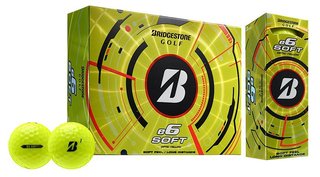 Bridgestone e6 Soft balles de golf 2025, jaunes