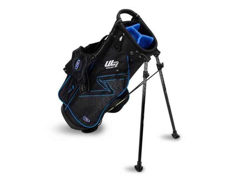 U.S. Kids Golf UL7-48 (122cm) W20 junior stand bag, black/teal