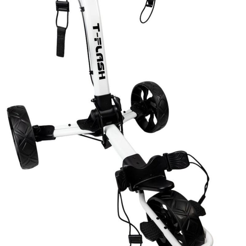 Axglo TriLite T-Flash carbon decor chariot manuel, blanc/noir
