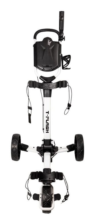 Axglo TriLite T-Flash carbon decor chariot manuel, blanc/noir