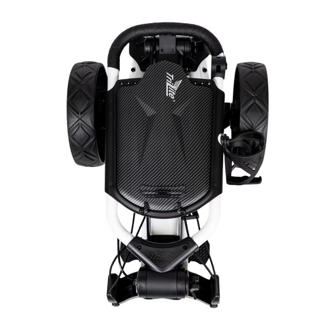 Axglo TriLite T-Flash carbon decor chariot manuel, blanc/noir