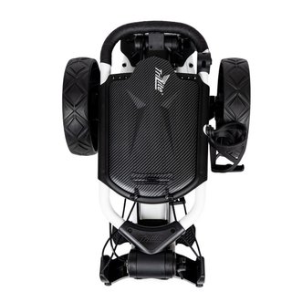 Axglo TriLite T-Flash carbon decor chariot manuel, blanc/noir