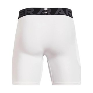 Under Armour HeatGear Shorts boxers de compression homme, blanc