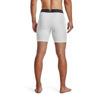Under Armour HeatGear Shorts boxers de compression homme, blanc