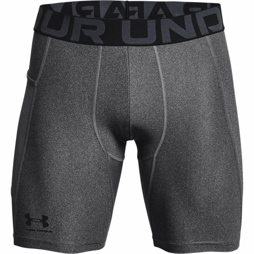 Under Armour HeatGear Shorts boxer de compression homme, carbon heather/black