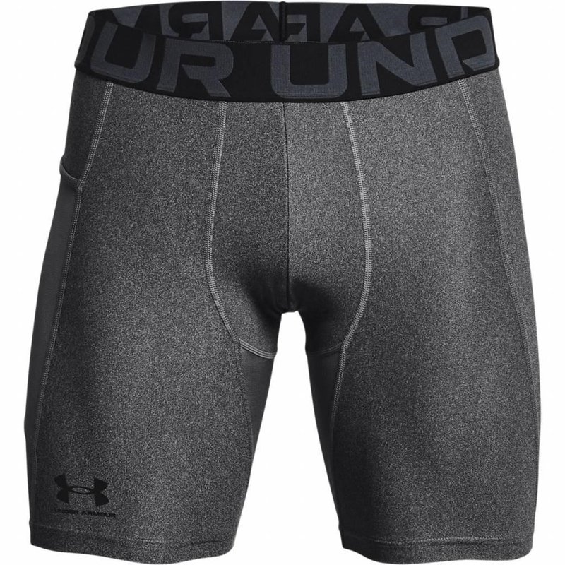 Under Armour HeatGear Shorts boxer de compression homme, carbon heather/black