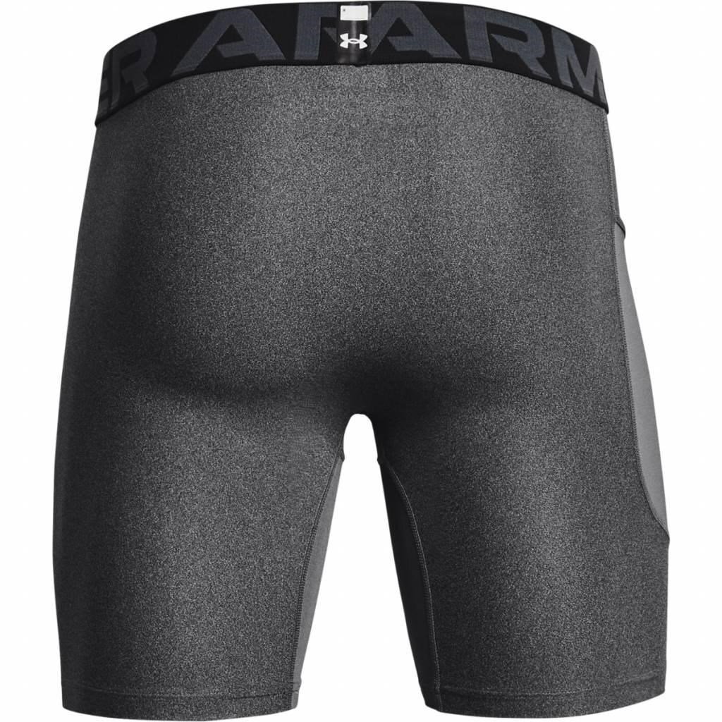 Under Armour HeatGear Shorts boxer de compression homme, carbon heather/black