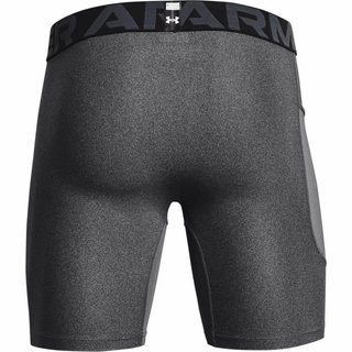Under Armour HeatGear Shorts boxer de compression homme, carbon heather/black