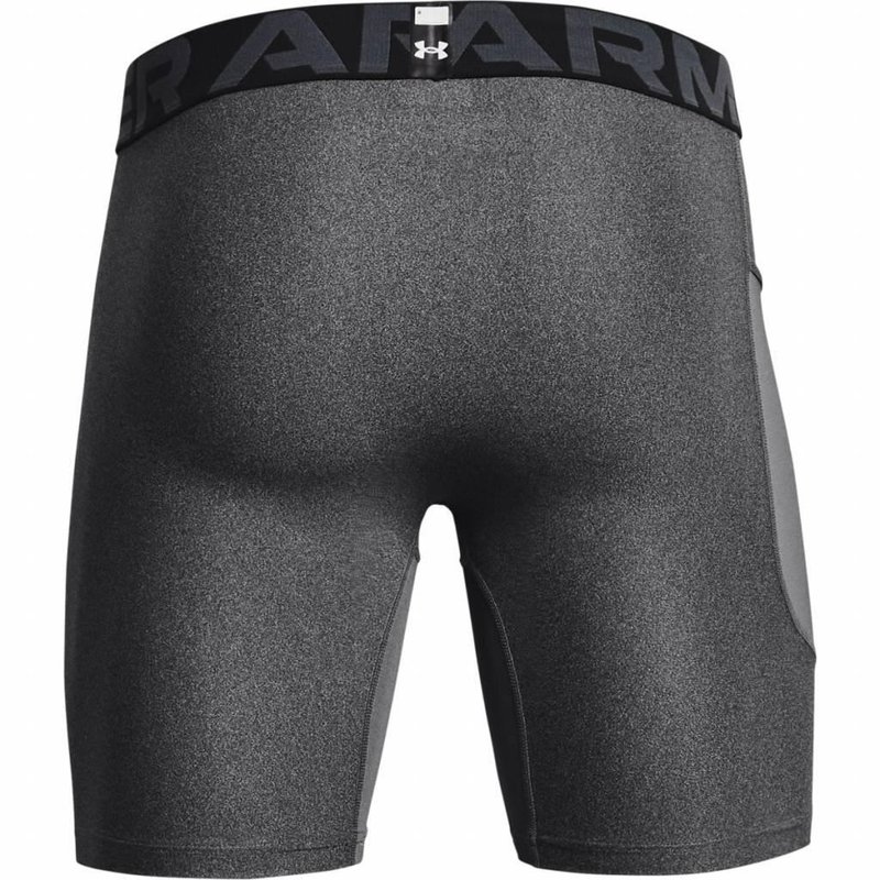 Under Armour HeatGear Shorts boxer de compression homme, carbon heather/black