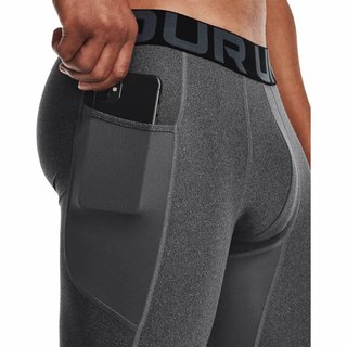Under Armour HeatGear Shorts boxer de compression homme, carbon heather/black