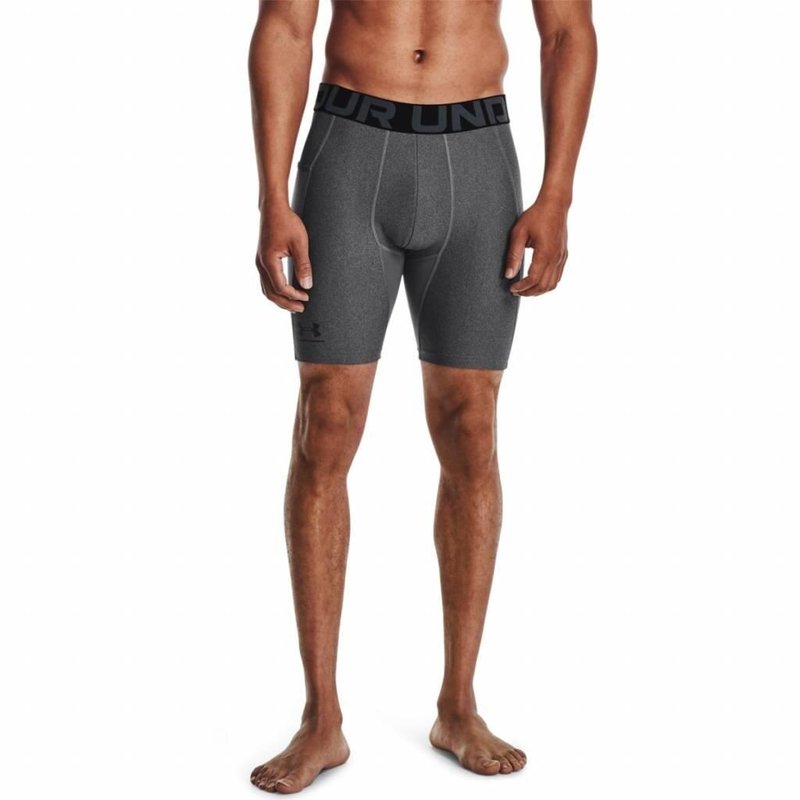 Under Armour HeatGear Shorts boxer de compression homme, carbon heather/black