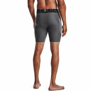 Under Armour HeatGear Shorts boxer de compression homme, carbon heather/black