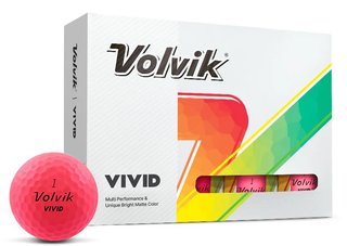 Volvik VIVID balles de golf, roses