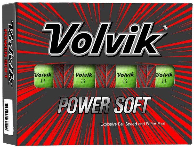 Volvik POWER Soft balles de golf, vertes