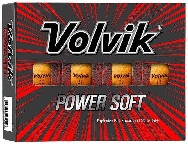 Volvik POWER Soft balles de golf, orange