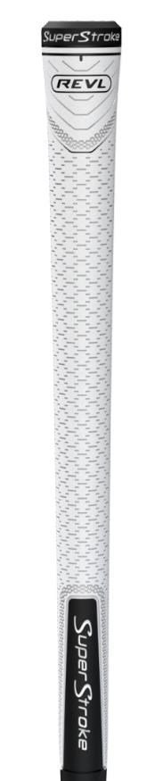 Superstroke REVL Player Club grip, blanc/noir, undersize