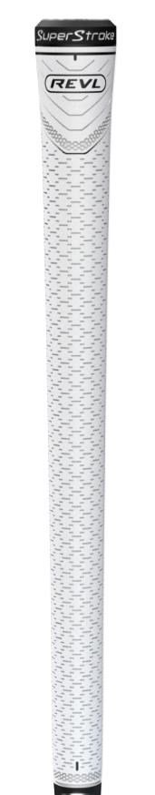 Superstroke REVL Player Club grip, blanc/noir, undersize