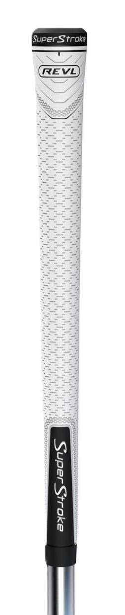 Super Stroke Superstroke REVL Player Club grip, blanc/noir, standard