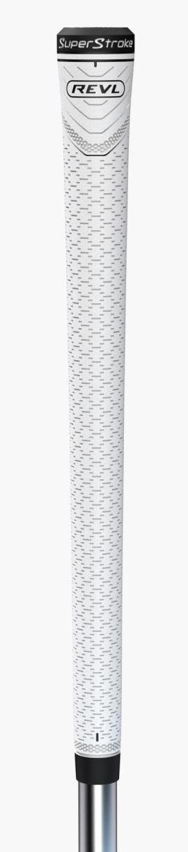 Super Stroke Superstroke REVL Player Club grip, blanc/noir, standard