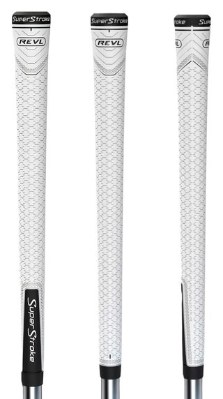 Super Stroke Superstroke REVL Player Club grip, blanc/noir, standard