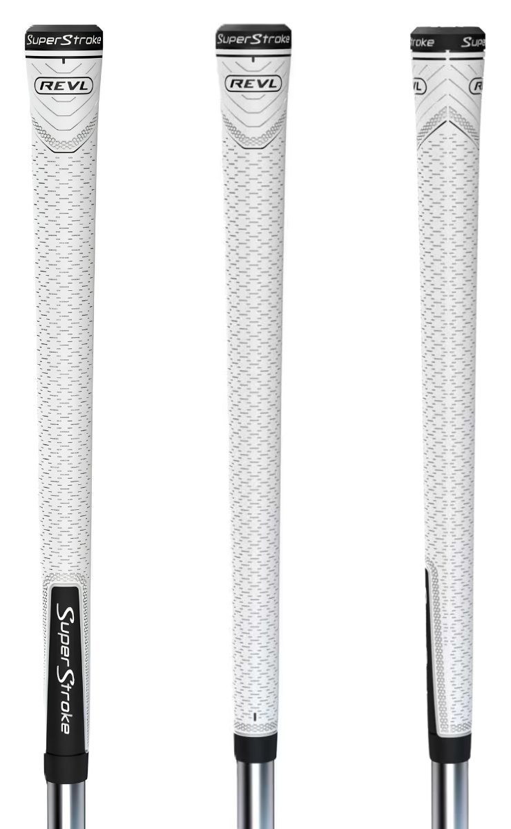 Super Stroke Superstroke REVL Player Club grip, blanc/noir, MIDSIZE