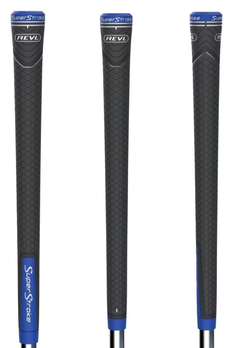 Super Stroke Superstroke REVL Player Club grip, gris/bleu, MIDSIZE