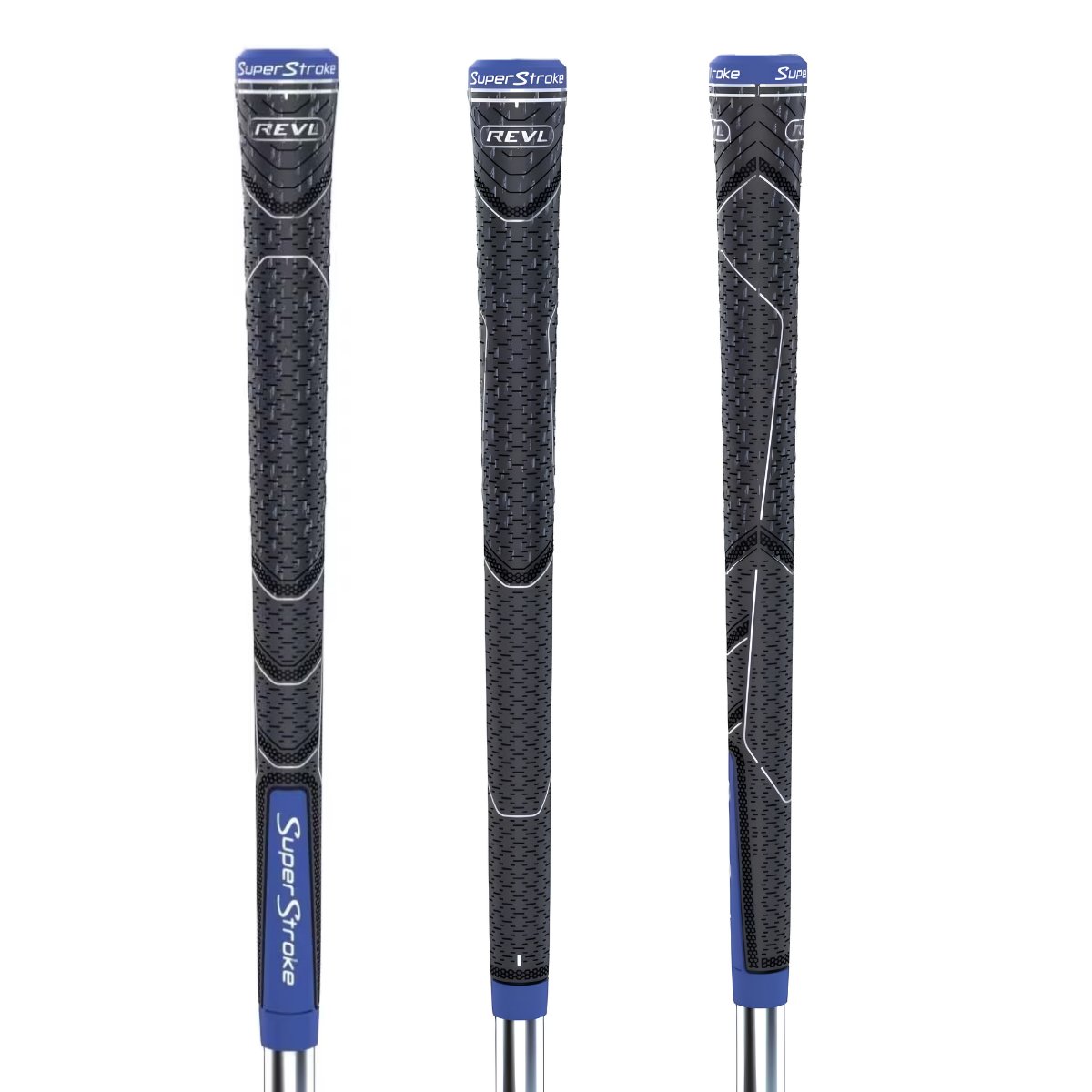 Superstroke REVL Element Club grip, gris/bleu, STANDARD
