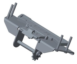 Big Max SPARE PART - Big Max Front Wheel Folding Mechanism for Blade IP/IP2 accessoire de chariot, noir