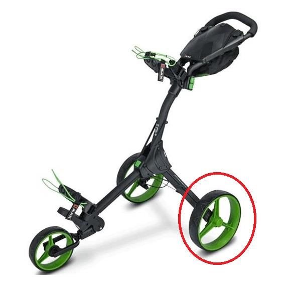 Big Max pièce de rechange - roue arrière (1PC), vert/noir