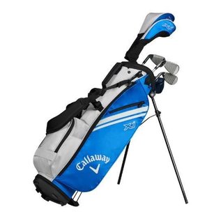 Callaway XJ-2 7PC set de golf junior, acier/graphite, + stand bag, bleu/blanc