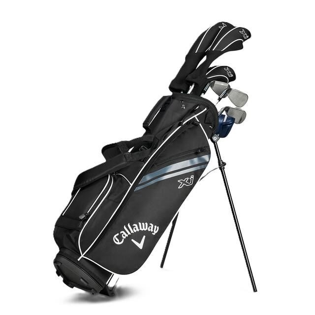 Callaway XJ-3 8PC junior set de golf, stand bag, noir