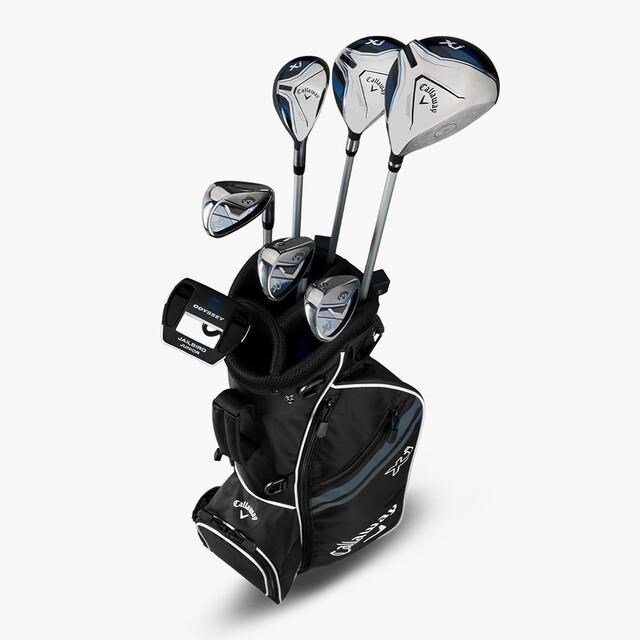 Callaway XJ-3 8PC junior set de golf, stand bag, noir