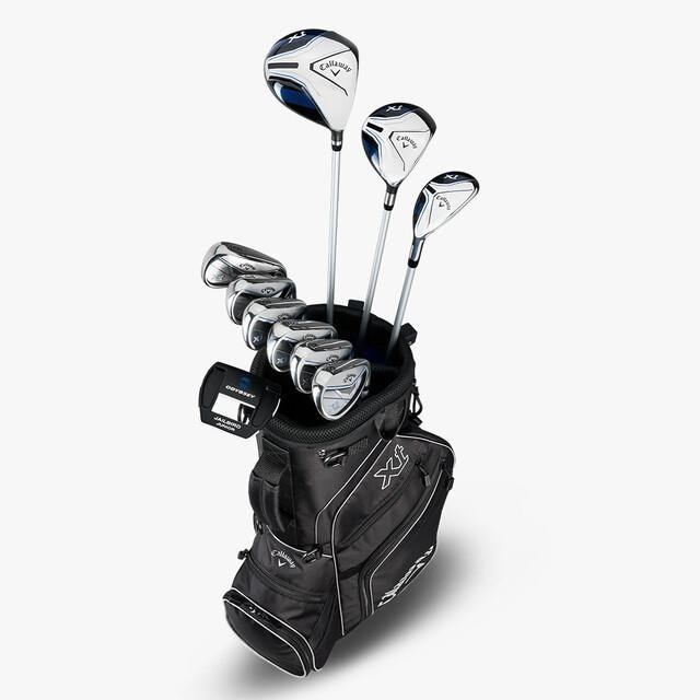 Callaway XT 26 11PC set de golf junior, acier/graphite, + stand bag, noir