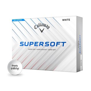 Callaway Supersoft balles de golf Happy Birthday (12 balles)