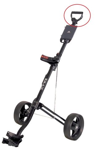 Big Max SPARE PART - Big Max BASIC Handle Accessoire de chariot, noir