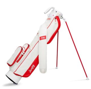 Sunday Golf Loma pencil bag, rouge/blanc cassé