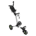 Axglo V1 chariot manuel de golf, argent/vert