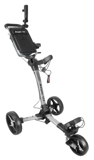 Axglo V1 chariot manuel de golf, argent/gris