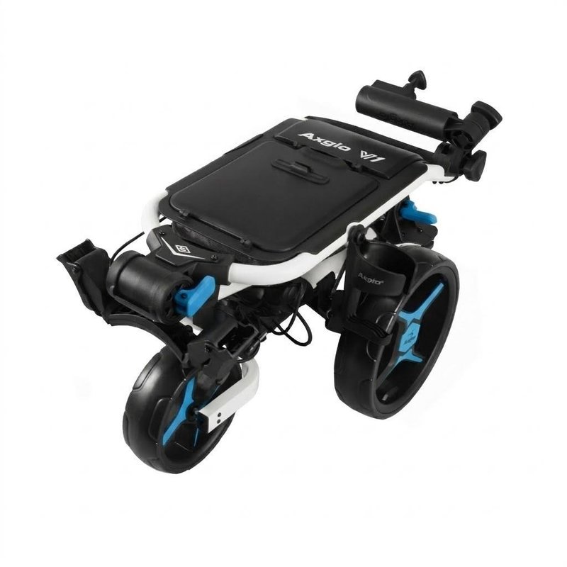 Axglo V1 chariot manuel de golf, blanc/bleu