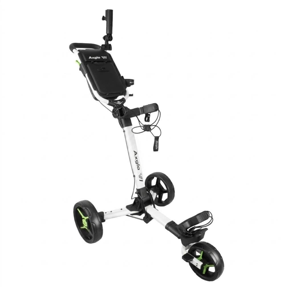 Axglo V1 chariot manuel de golf, blanc/vert