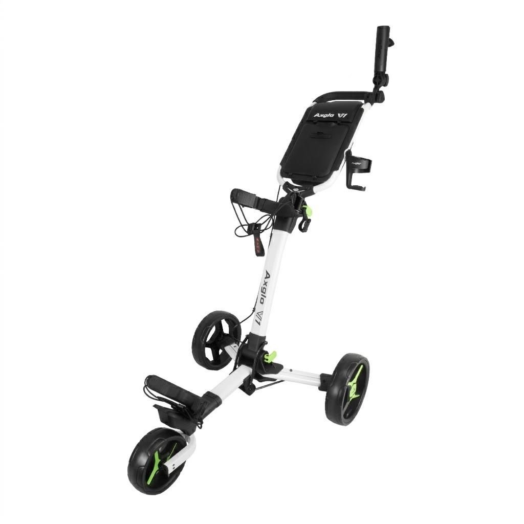 Axglo V1 chariot manuel de golf, blanc/vert