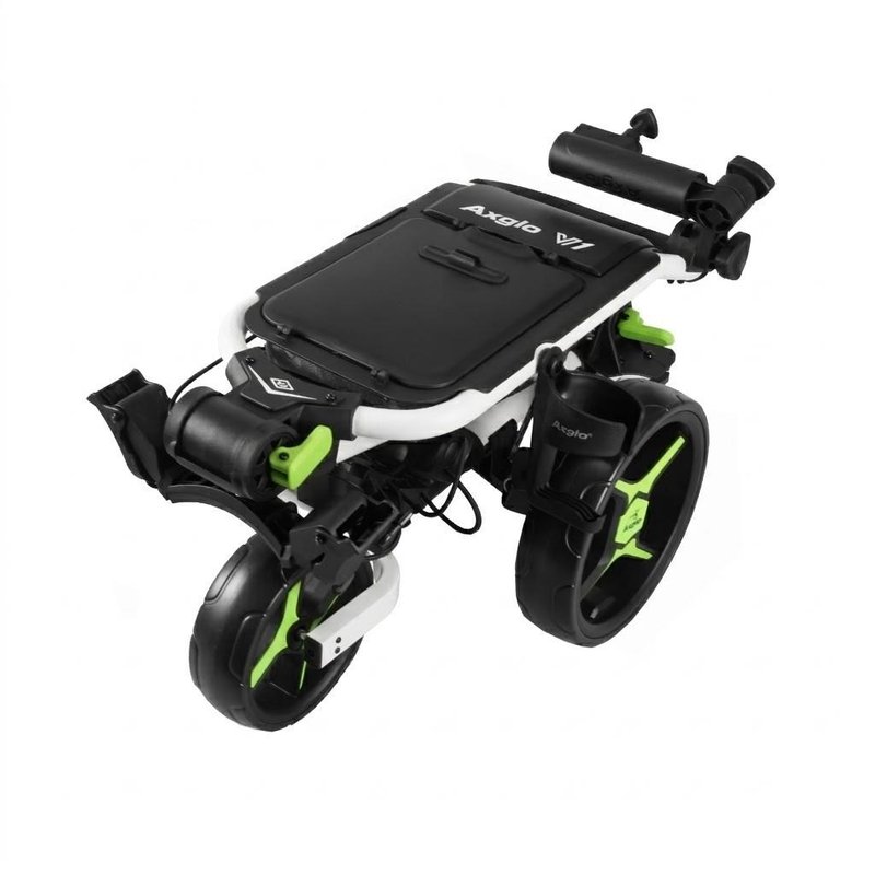 Axglo V1 chariot manuel de golf, blanc/vert