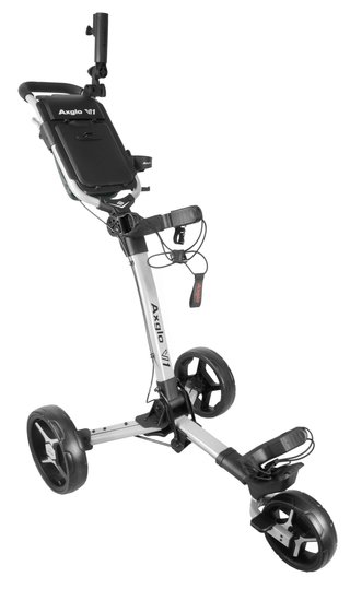 Axglo V1 chariot manuel de golf, blanc/gris