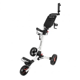 Axglo V1 chariot manuel de golf, blanc/rouge