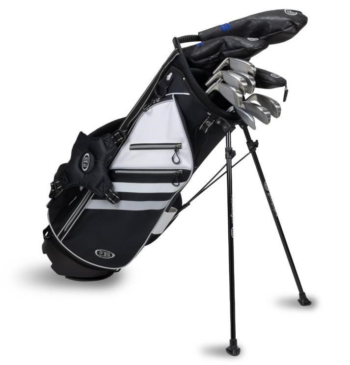 U.S. Kids Golf TS5-57 (145cm) 10-Club Combo set de golf junior, acier, + stand bag, noir/blanc