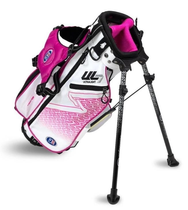 U.S. Kids Golf UL7-42 (107cm) set de golf junior, graphite, + sac stand, blanc/rose
