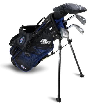 U.S. Kids Golf UL7-45 (114cm) set de golf junior, graphite, + stand bag, noir/bleu