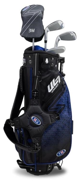U.S. Kids Golf UL7-45 (114cm) set de golf junior, graphite, + stand bag, noir/bleu