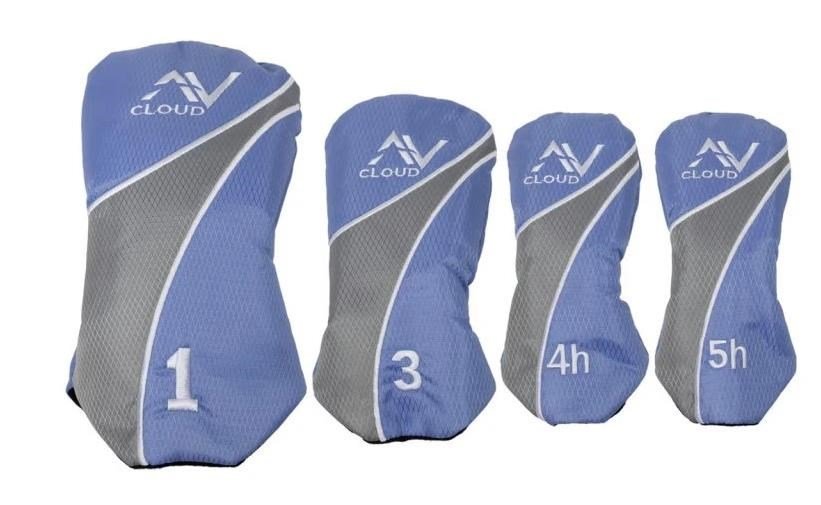 U.S. Kids Golf AV Cloud-60 (152cm) set de golf junior 11 clubs, graphite, + stand bag, gris/blanc/bleu